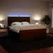 Pat box spring cu saltea, roz, 180x200 cm, catifea - WALTI WALTI