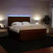 Pat box spring cu saltea, roz, 200x200 cm, catifea - WALTI WALTI