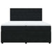 Pat box spring cu saltea, negru, 200x200 cm, catifea - WALTI WALTI