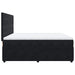 Pat box spring cu saltea, negru, 200x200 cm, catifea - WALTI WALTI
