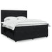 Pat box spring cu saltea, negru, 200x200 cm, catifea - WALTI WALTI