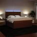 Pat box spring cu saltea, roz, 200x200 cm, catifea - WALTI WALTI