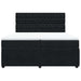 Pat box spring cu saltea, negru, 200x200 cm, catifea - WALTI WALTI