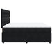 Pat box spring cu saltea, negru, 200x200 cm, catifea - WALTI WALTI