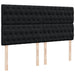 Pat box spring cu saltea, negru, 200x200 cm, catifea - WALTI WALTI