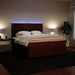 Pat box spring cu saltea, roz, 200x200 cm, catifea - WALTI WALTI