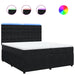Pat box spring cu saltea, negru, 200x200 cm, catifea - WALTI WALTI