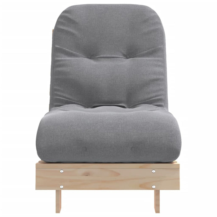 Canapea futon cu saltea, 60x206x11 cm, lemn masiv de pin - WALTI WALTI