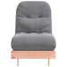 Canapea futon cu saltea, 60x206x11 cm, lemn masiv douglas - WALTI WALTI