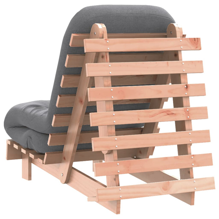 Canapea futon cu saltea, 60x206x11 cm, lemn masiv douglas - WALTI WALTI