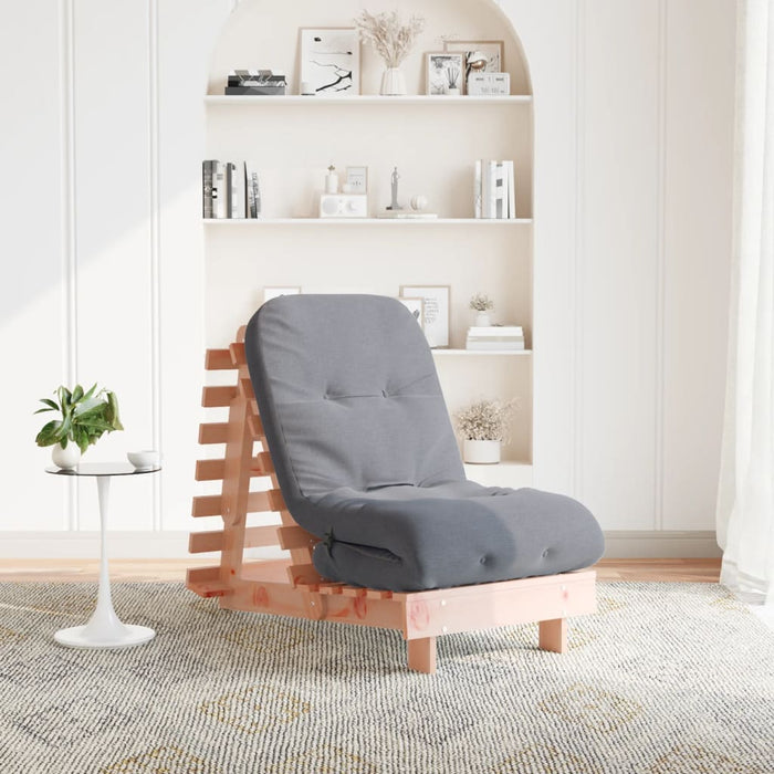 Canapea futon cu saltea, 60x206x11 cm, lemn masiv douglas - WALTI WALTI