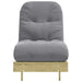 Canapea futon cu saltea, 60x206x11 cm, lemn de pin tratat - WALTI WALTI