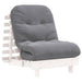 Canapea futon cu saltea, alb, 70x206x11 cm, lemn masiv de pin - WALTI WALTI