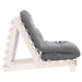 Canapea futon cu saltea, alb, 70x206x11 cm, lemn masiv de pin - WALTI WALTI