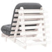 Canapea futon cu saltea, alb, 70x206x11 cm, lemn masiv de pin - WALTI WALTI
