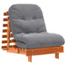 Canapea futon cu saltea, maro, 70x206x11 cm, lemn masiv de pin - WALTI WALTI