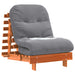 Canapea futon cu saltea, maro, 70x206x11 cm, lemn masiv de pin - WALTI WALTI