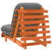 Canapea futon cu saltea, maro, 70x206x11 cm, lemn masiv de pin - WALTI WALTI