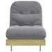 Canapea futon cu saltea, 70x206x11 cm, lemn de pin tratat - WALTI WALTI