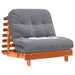 Canapea futon cu saltea, maro, 80x206x11 cm, lemn masiv de pin - WALTI WALTI