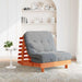 Canapea futon cu saltea, maro, 80x206x11 cm, lemn masiv de pin - WALTI WALTI