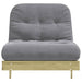 Canapea futon cu saltea, 80x206x11 cm, lemn de pin tratat - WALTI WALTI