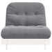 Canapea futon cu saltea, alb, 90x206x11 cm, lemn masiv de pin - WALTI WALTI