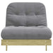 Canapea futon cu saltea, 90x206x11 cm, lemn de pin tratat - WALTI WALTI
