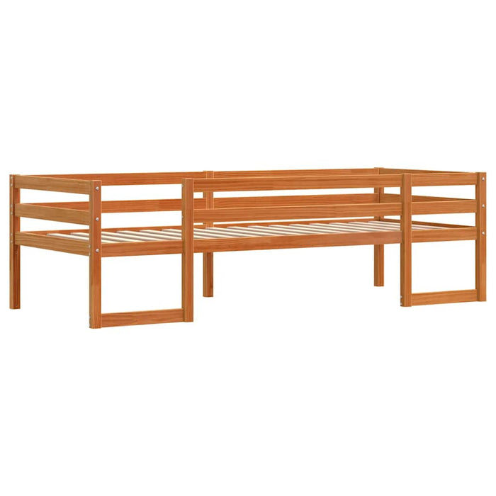 Cadru de pat pentru copii maro ceruit 90x200 cm lemn masiv pin - WALTI WALTI