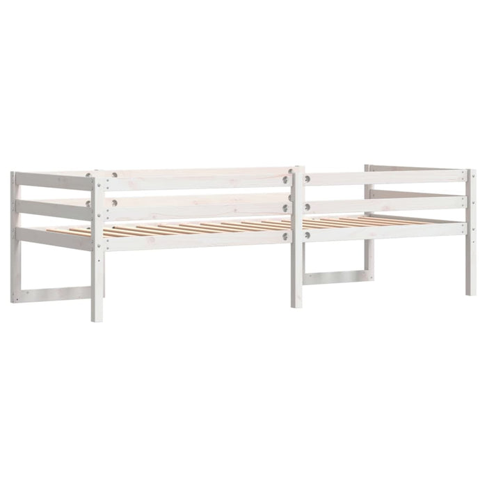 Cadru de pat pentru copii, alb, 90x190 cm, lemn masiv de pin - WALTI WALTI