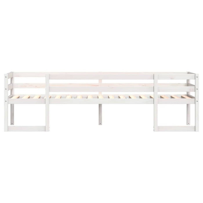 Cadru de pat pentru copii, alb, 75x190 cm, lemn masiv de pin - WALTI WALTI