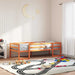 Cadru de pat pentru copii maro ceruit 75x190 cm lemn masiv pin - WALTI WALTI