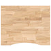 Blat de birou netratat Lemn masiv de stejar dreptunghiular - WALTI WALTI