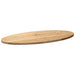 Blat de masă 80x40x2 cm lemn masiv de stejar oval - WALTI WALTI