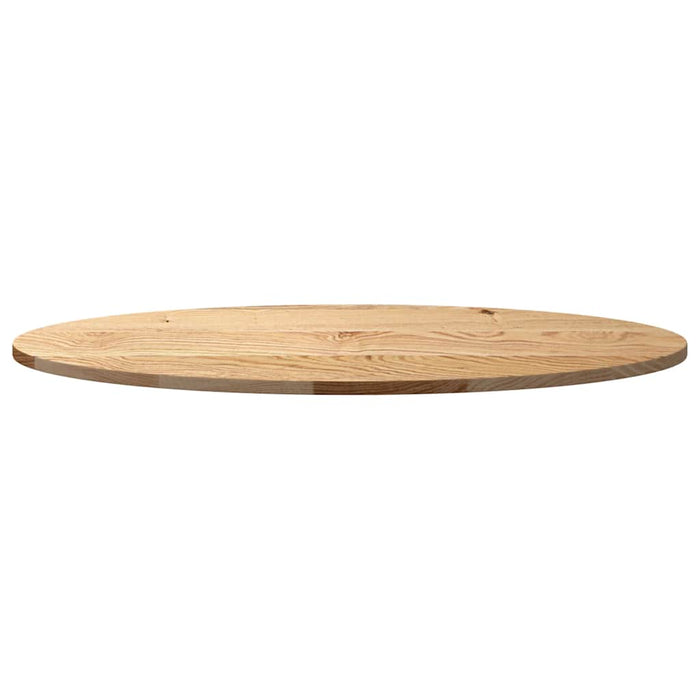 Blat de masă 100x50x2 cm lemn masiv de stejar oval - WALTI WALTI