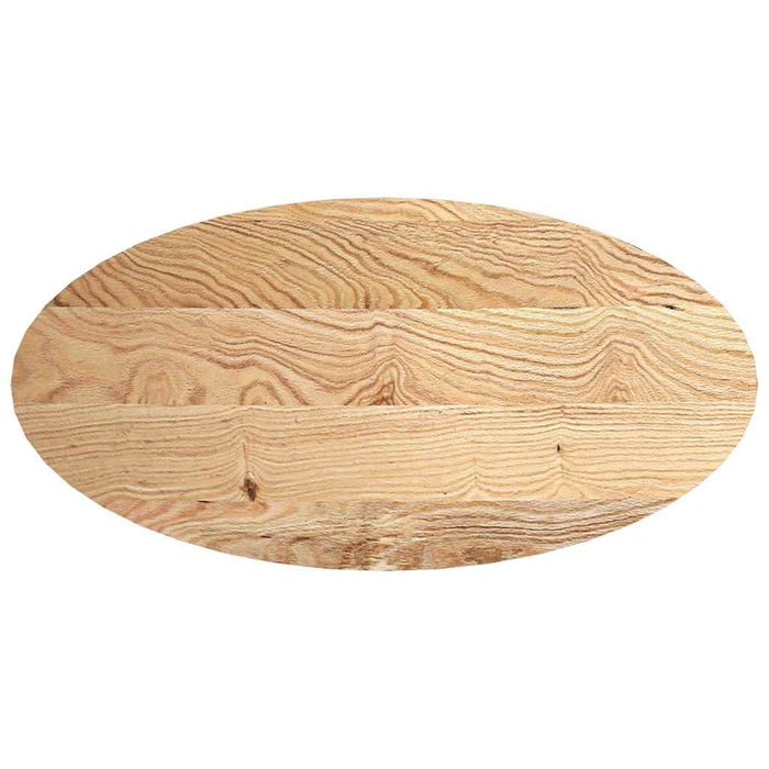 Blat de masă 120x60x2 cm lemn masiv de stejar oval - WALTI WALTI