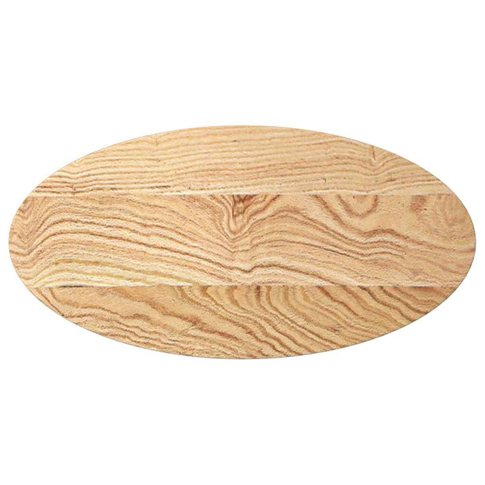 Blat de masă 80x40x4 cm lemn masiv de stejar oval - WALTI WALTI