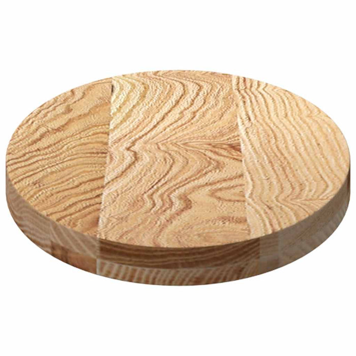 Blat de masă 80x40x4 cm lemn masiv de stejar oval - WALTI WALTI