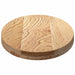 Blat de masă 80x40x4 cm lemn masiv de stejar oval - WALTI WALTI
