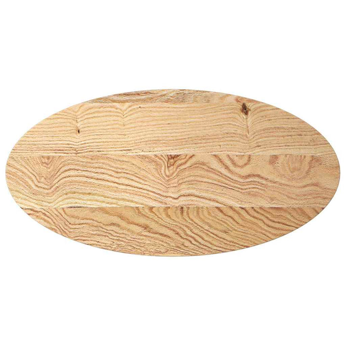 Blat de masă 100x50x4 cm lemn masiv de stejar oval - WALTI WALTI