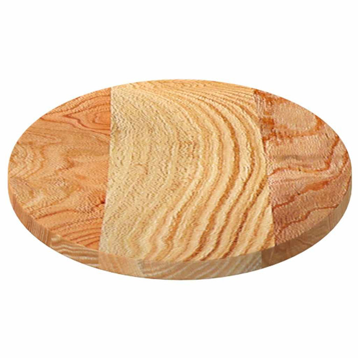 Blat de masă maro deschis 80x40x2 cm lemn masiv de stejar oval - WALTI WALTI