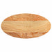 Blat de masă maro deschis 80x40x4 cm lemn masiv de stejar oval - WALTI WALTI