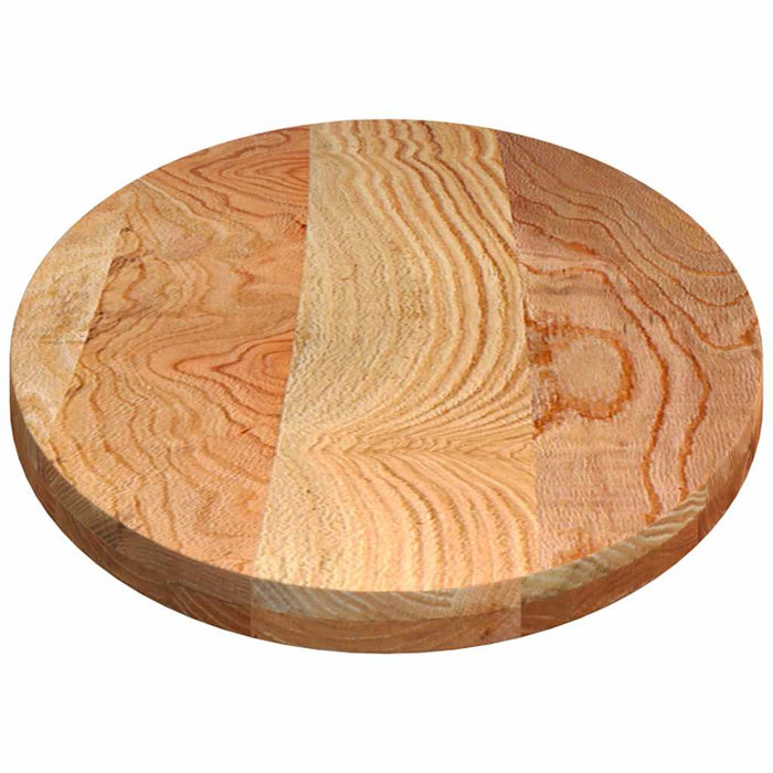 Blat de masă maro deschis 140x60x4 cm lemn masiv de stejar oval - WALTI WALTI