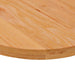 Blat de masă maro deschis 140x60x4 cm lemn masiv de stejar oval - WALTI WALTI