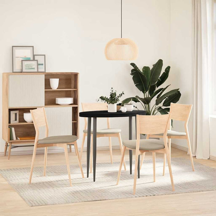 Blat de masă maro închis 80x40x4 cm lemn masiv de stejar oval - WALTI WALTI
