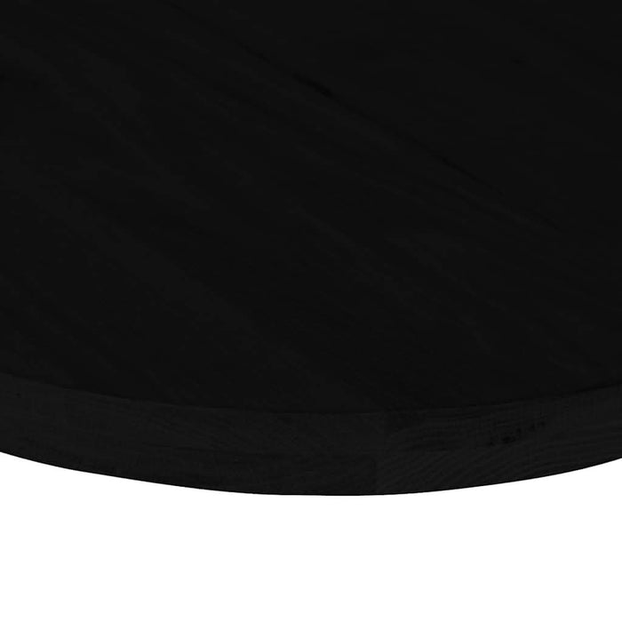 Blat de masă maro închis 80x40x4 cm lemn masiv de stejar oval - WALTI WALTI