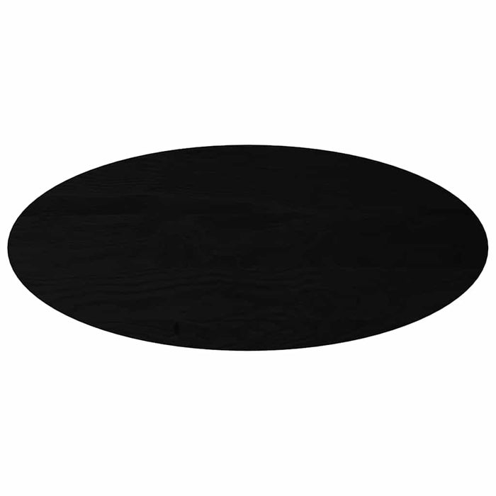 Blat de masă maro închis 140x60x4 cm lemn masiv de stejar oval - WALTI WALTI
