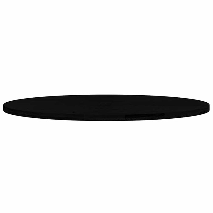 Blat de masă maro închis 140x60x4 cm lemn masiv de stejar oval - WALTI WALTI