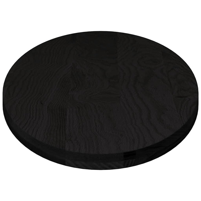 Blat de masă maro închis 140x60x4 cm lemn masiv de stejar oval - WALTI WALTI