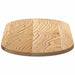 Blat de masă 80x40x2 cm lemn masiv de stejar oval - WALTI WALTI
